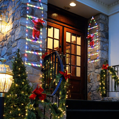 Toodour Luz LED de Navidad, luces decorativas de escalera de Navida...