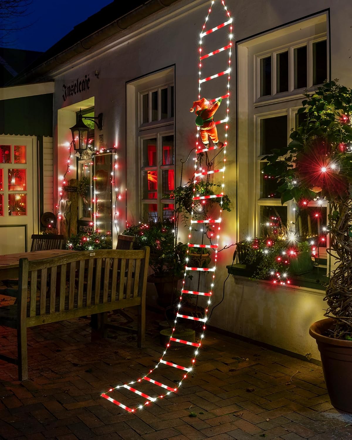 Toodour Luces LED de Navidad – Luces decorativas de Navidad de 10 p...