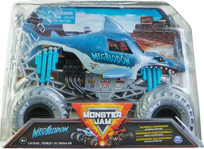 Monster Jam - Camión monstruo oficial de Megalodon, vehículo de col...