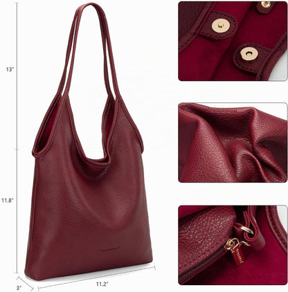 Montana West Bolsos estilo hobo holgados para mujer, bolsos de homb...