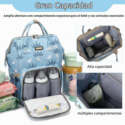 Mochila para pañales, bolsas de pañales para bebés, niñas y niños,...