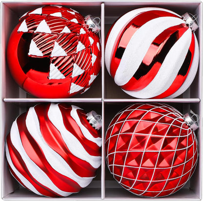 Alupssuc Bolas de Navidad grandes de 6 pulgadas\/5.906 in, 4 unidad...