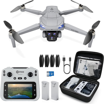 Contixo Dron GPS F23 con cámara, tiempo de vuelo de 46 minutos, con...