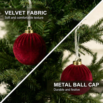 Adornos de bola de Navidad de 15 quilates, decoración de árbol de N...