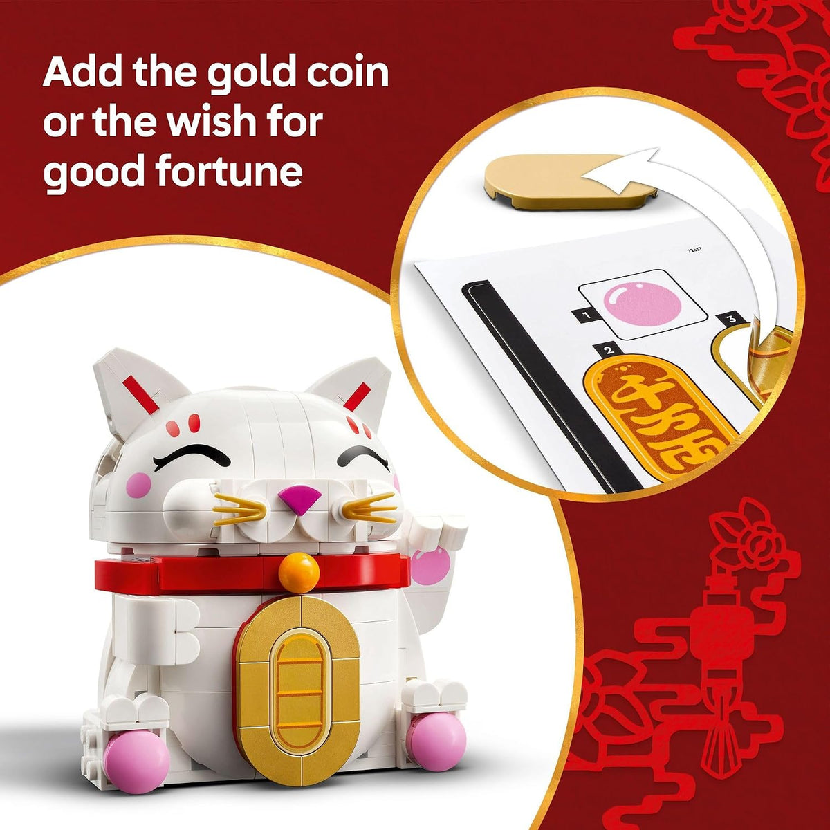 LEGO Lucky Cat 40813 | Juguetes de construcción para niñas y niños,...