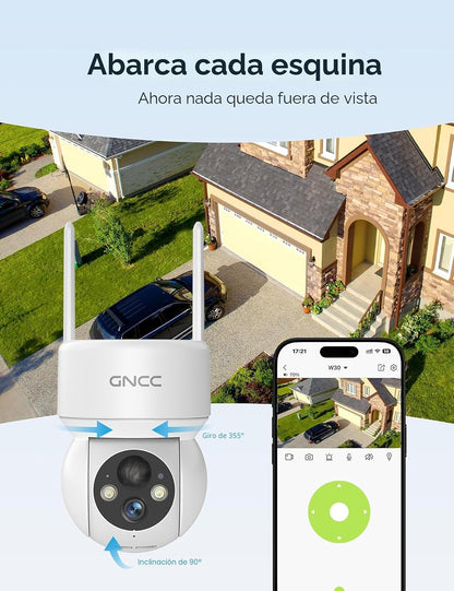 GNCC Wifi al aire libre inalámbrico 2.4G de las cámaras de segurida...