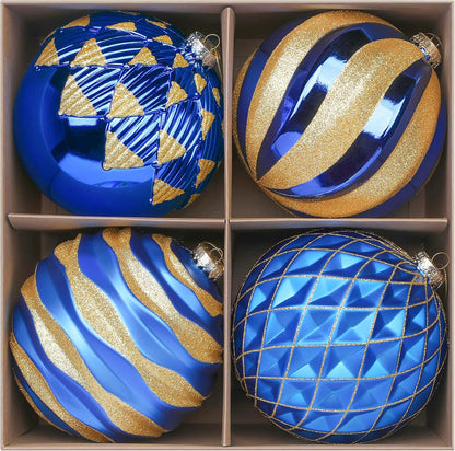 Alupssuc Adornos de bolas de Navidad grandes de 6 pulgadas\/5.906 i...