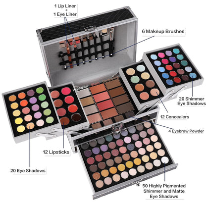 Juego de regalo de maquillaje todo en uno para mujeres y niñas, kit...