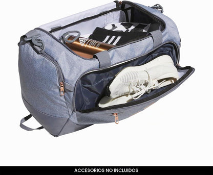 adidas Defender - Bolsa de lona color gris y oro rosa, OSFA | Compa...