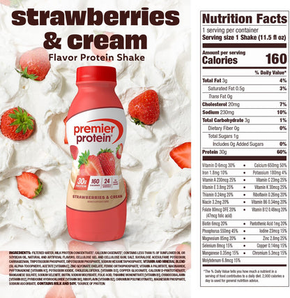Premier Protein Shake -24 Vitaminas y minerales \/ nutrientes para...