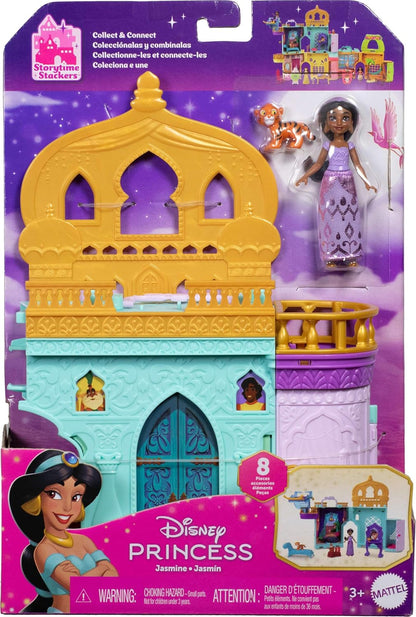 Mattel Disney Princess Jasmine Storytime Stackers Juego de casa de...