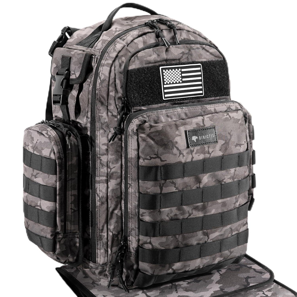 Dinictis Mochila para pañales para papá con cambiador de pañales |...