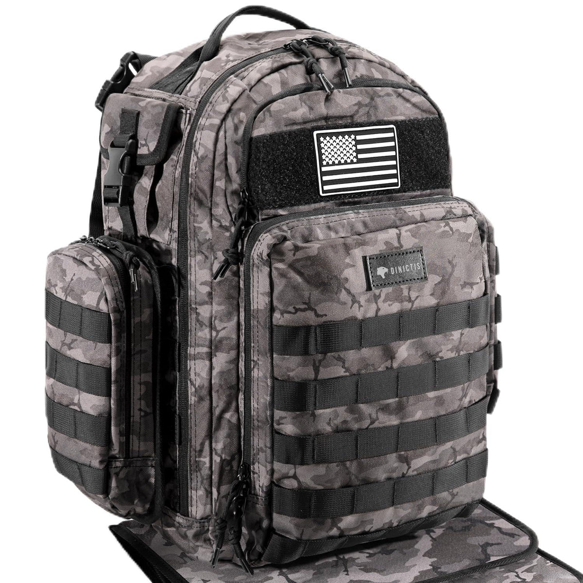 Dinictis Mochila para pañales para papá con cambiador de pañales |...