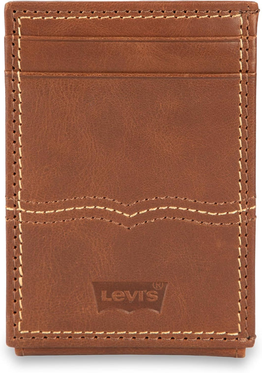 Levi's Cartera compacta para hombre con ranuras para tarjetas y...