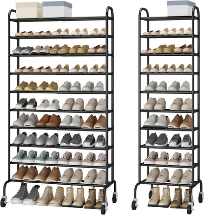 STO STO - Zapatero alto expandible de 10 niveles para garaje, 44 pa...