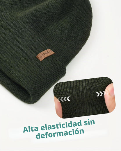 FURTALK Gorro para Hombres y Mujeres con Puños Tejido Grueso Unisex...