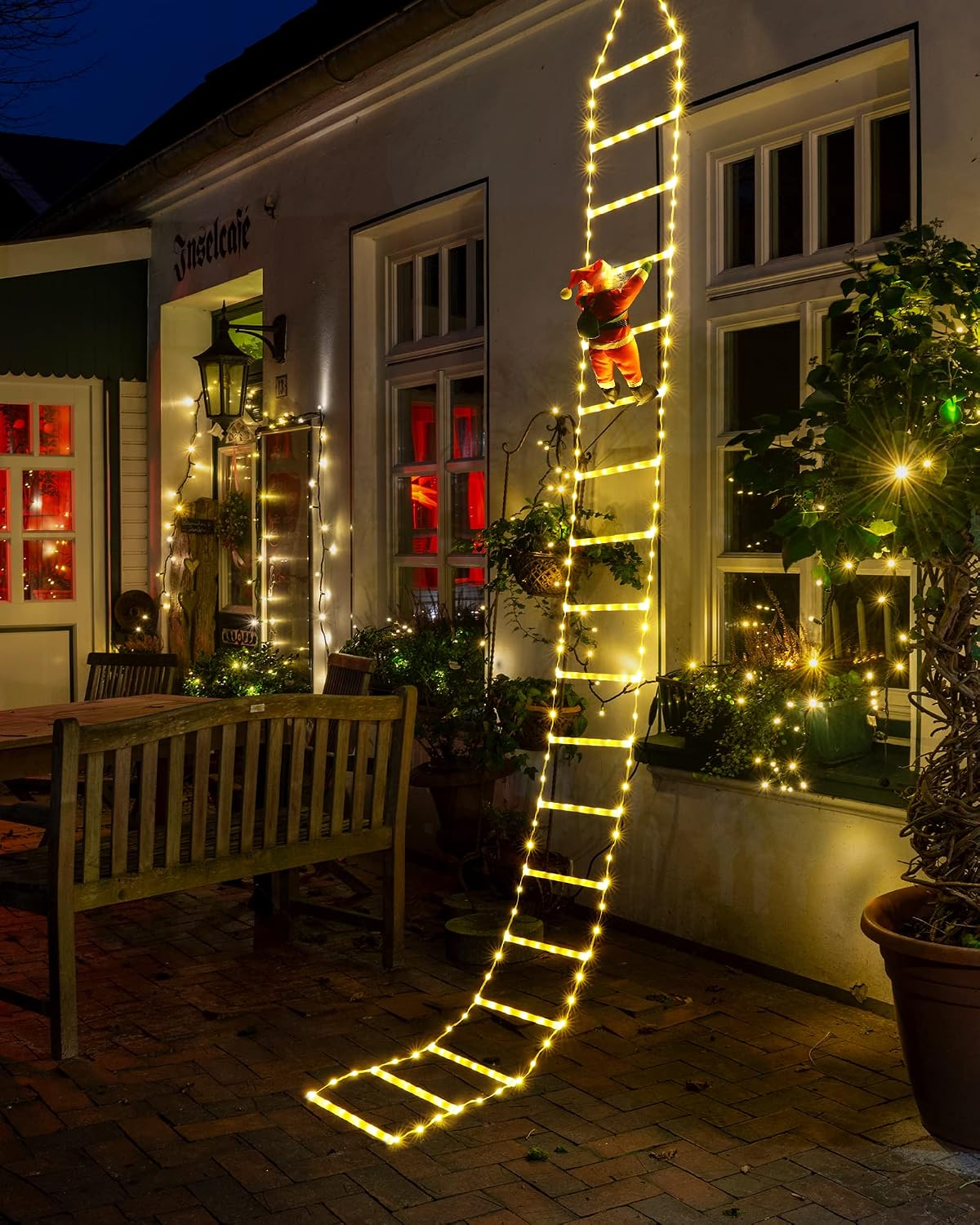 Toodour Luces LED de Navidad – Luces decorativas de Navidad de 11.5...