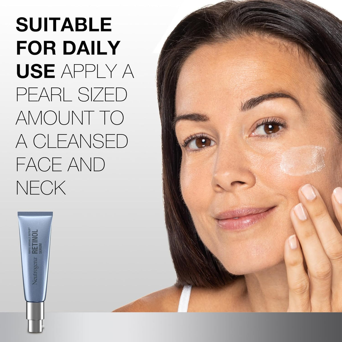 Neutrogena Suero facial de retinol para reparación rápida de arruga...