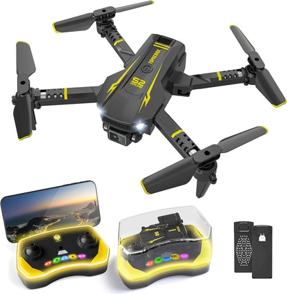 AVIALOGIC - Mini dron con cámara para niños, helicóptero de control...