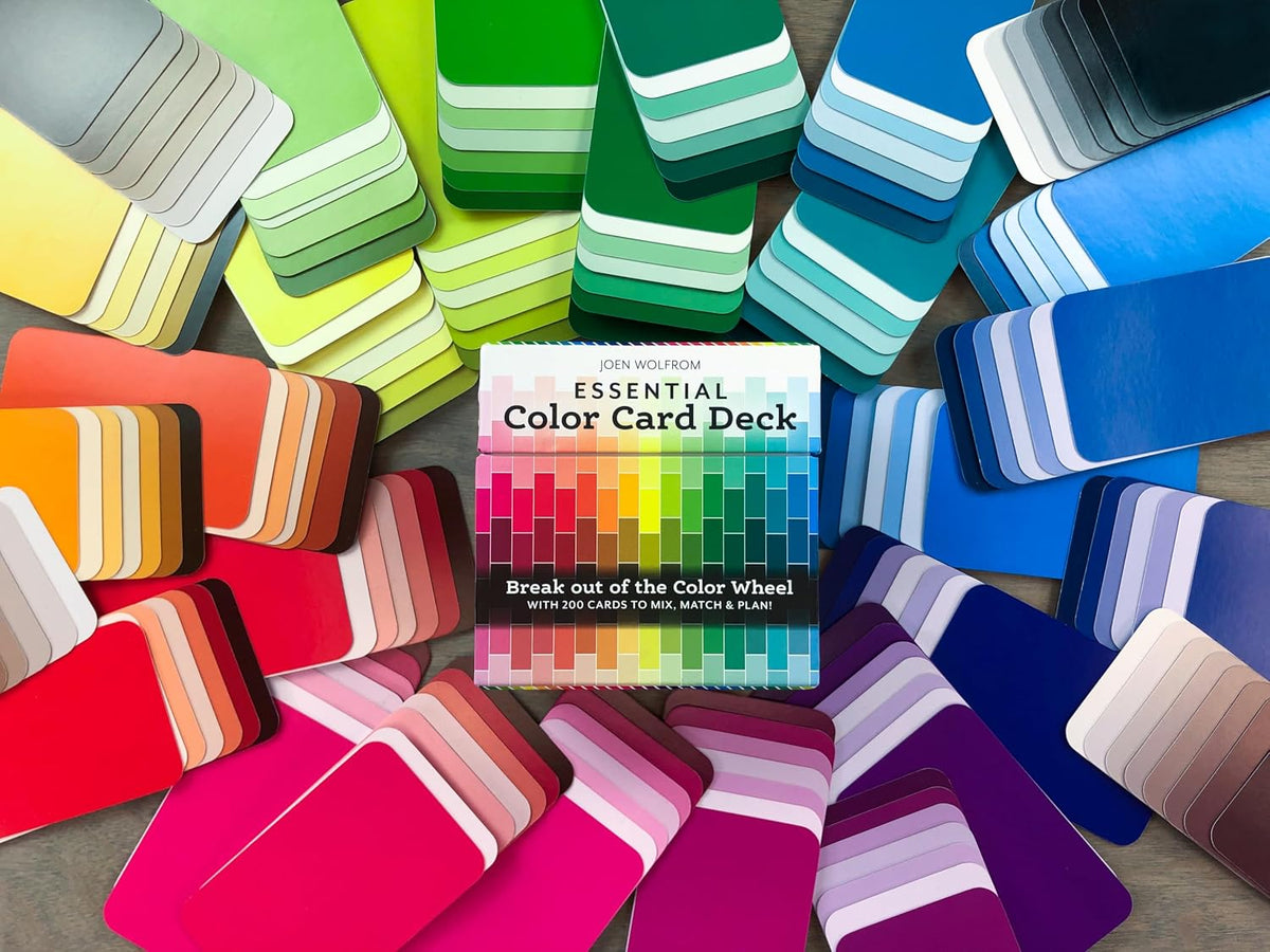 Baraja de cartas de colores esenciales: ¡Salga de la rueda de color...