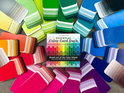 Baraja de cartas de colores esenciales: ¡Salga de la rueda de color...