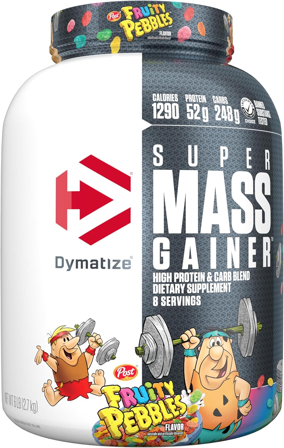 Dymatize Super Mass Gainer Proteína en Polvo, 1290 Calorías y 52g d...