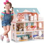 ROBOTIME Casa de muñecas de madera para niños de 3, 4, 5, 6 años, c...