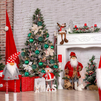Adornos de bola de Navidad de 30 quilates, decoración de árbol de N...