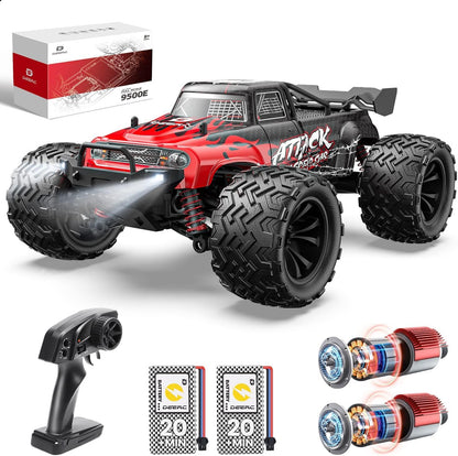 DEERC 9500E Coche RC todo terreno a escala 1:16, camión RC 4x4 de a...