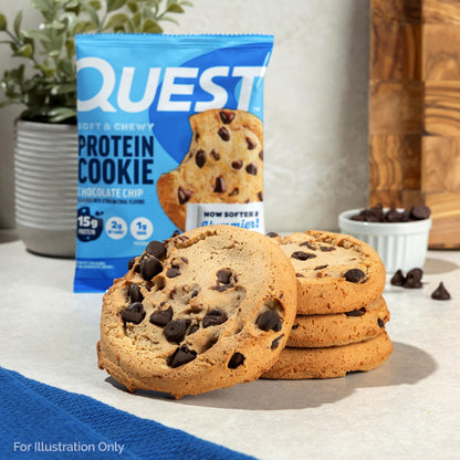 Proteína Quest galletas mantequilla de maní (Chocolate Chip) | 0.07...