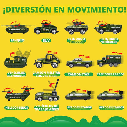 JOYIN - Camión militar 25 en 1 para niños a partir de 3 años, jugue...