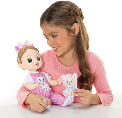 Disney Darlings - Muñeca interactiva de bebé de 13 pulgadas, luces...