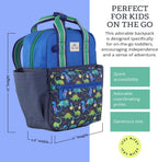 Itzy Ritzy - Mochila para niños pequeños, con correas de hombro aju...