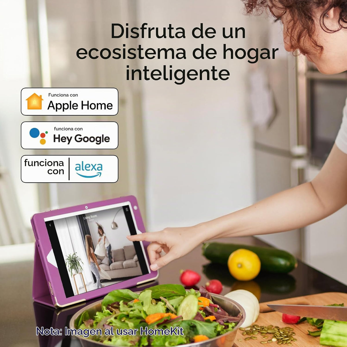 eufy Security Cámara interior 4K E30, panorámica e inclinación | Vi...