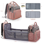 DERJUNSTAR Mochila para pañales \u2013 Bolsa de pañales de gran cap...