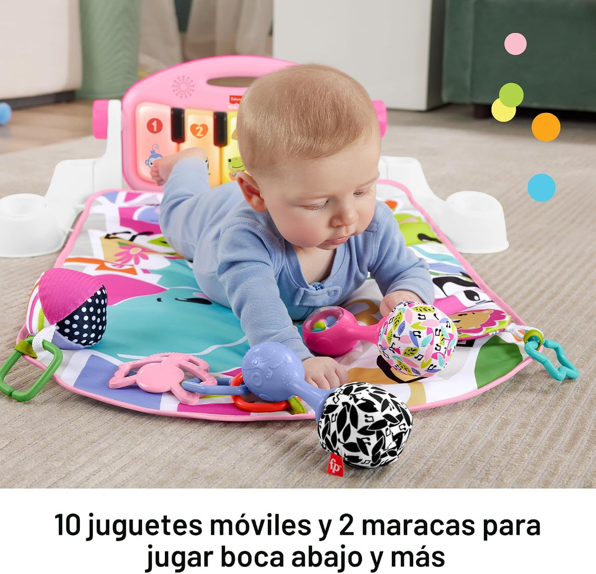 Conjunto de juguetes musicales para bebés Fisher-Price Glow and Gro...