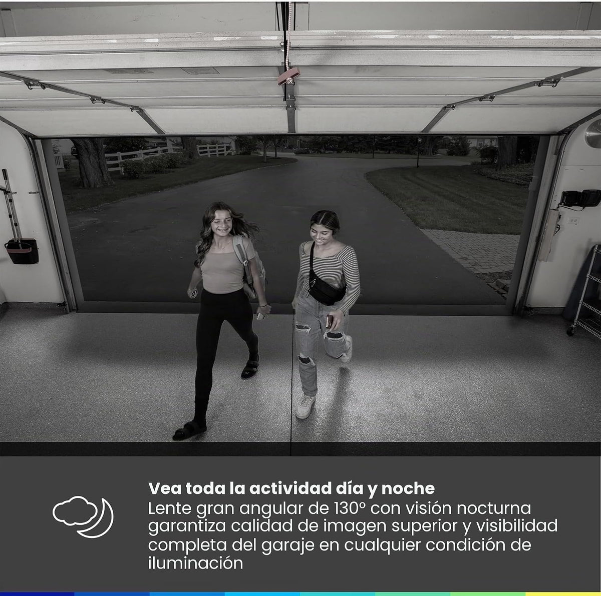 myQ - Kit de inicio inteligente de garaje: teclado de video para pu...