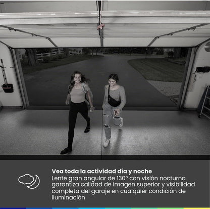 myQ - Kit de inicio inteligente de garaje: teclado de video para pu...