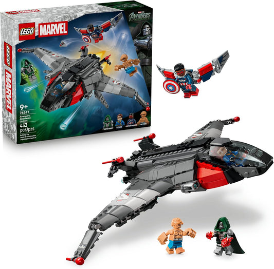 LEGO Marvel Vengadores: Quinjet del Juicio Final 76347 | Juguete de...