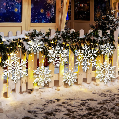 kockuu Decoraciones grandes de copos de nieve colgantes de Navidad...