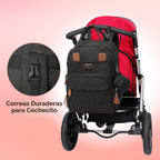 Dikaslon Mochila para pañales con cambiador portátil, funda para ch...