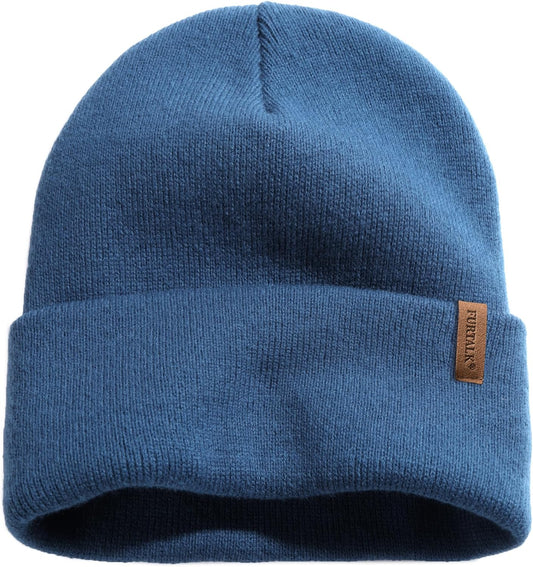 FURTALK Gorro para Hombres y Mujeres con Puños Tejido Grueso Unisex...