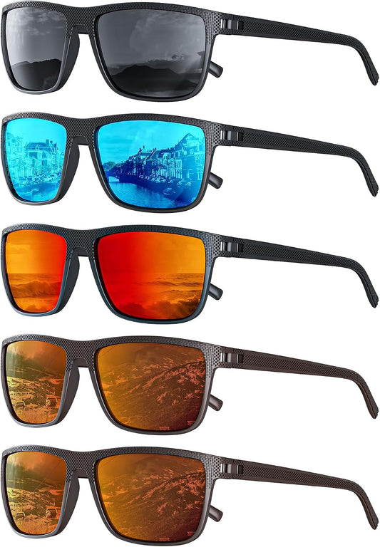 CIFOYA Gafas de sol polarizadas para hombre - Gafas de sol clásicas...