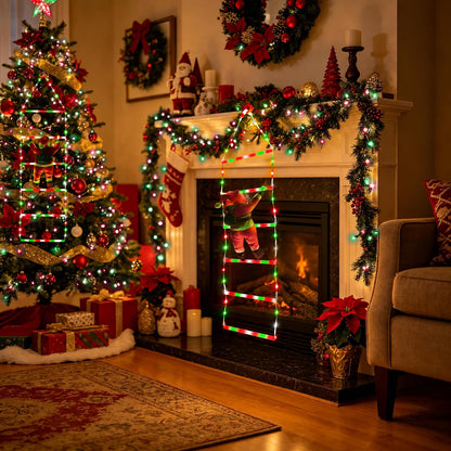 Toodour Luz LED de Navidad, luces decorativas de escalera de Navida...