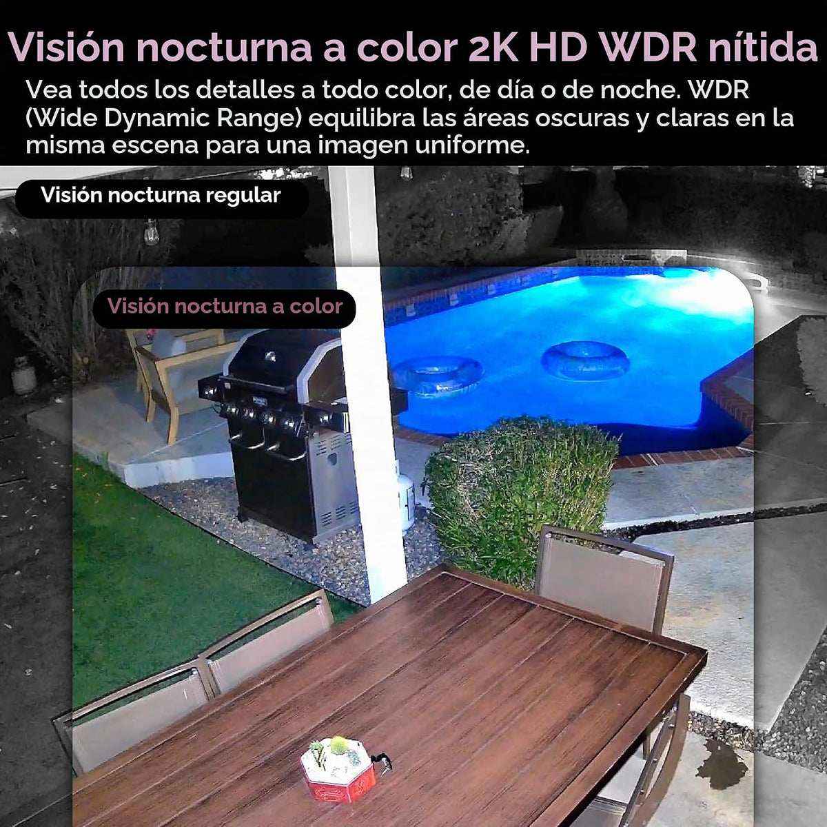 WYZE Duo Cam Pan, paquete de 2 unidades, para interiores y exterior...