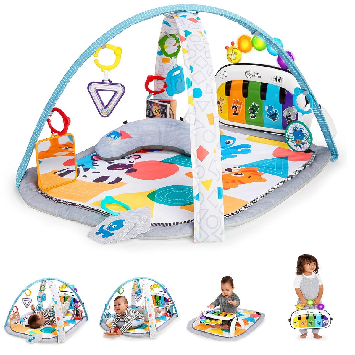 Baby Einstein Gimnasio de Juego y Alfombrilla de Actividad 4 en 1 K...