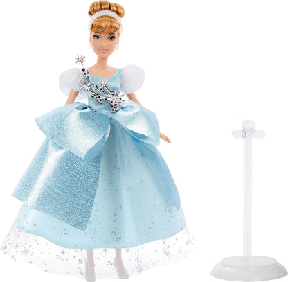 Mattel Disney Toys, muñeca de Cenicienta coleccionista con vestido...