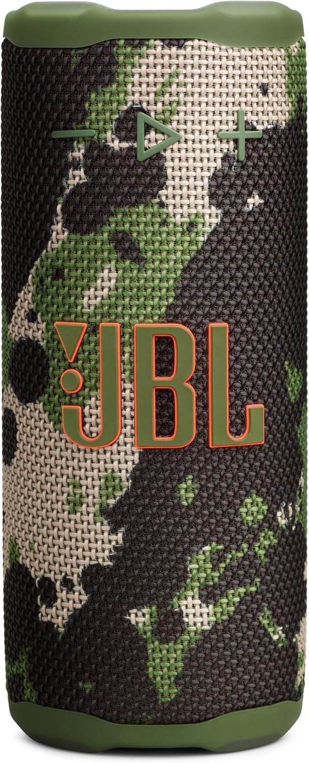 Altavoz Bluetooth portátil JBL Grip, resistente al agua, luz ambien...