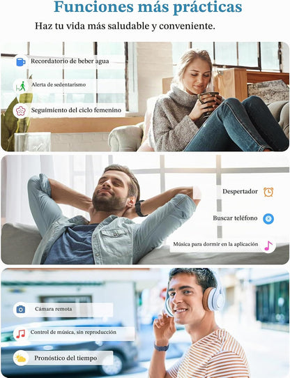 LODIMEKE Reloj inteligente, Alexa incorporado, responder\/hacer lla...