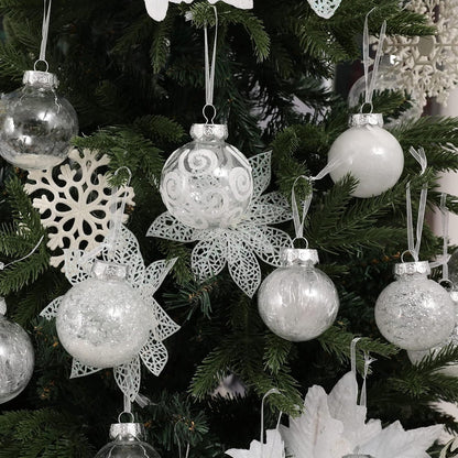 Wironlst Adornos de Bolas de Navidad Irrompibles Transparentes de P...